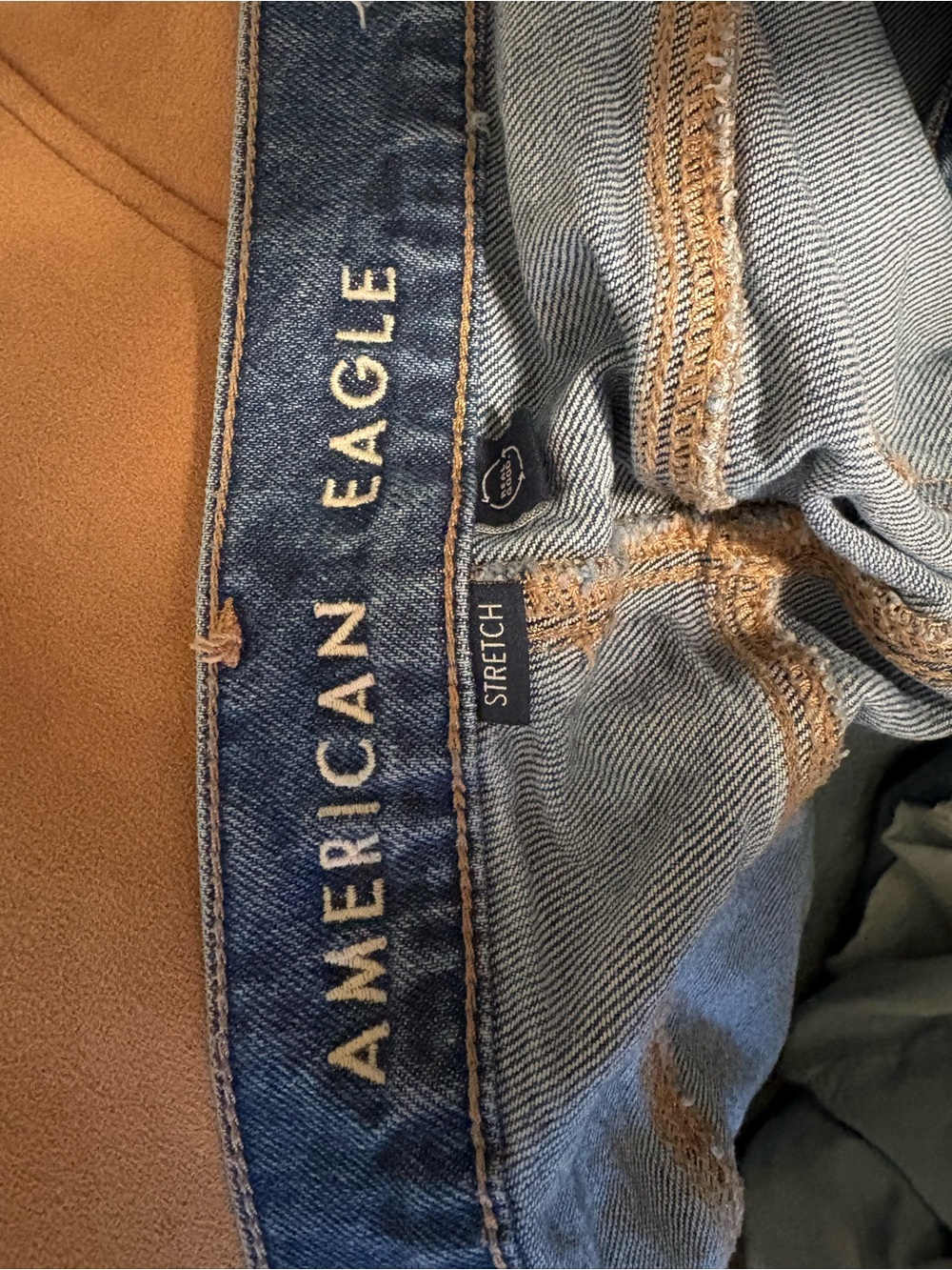 American Eagle Outfitters Wide Leg Jeans - Blue Wash - Picture 4 of 4
